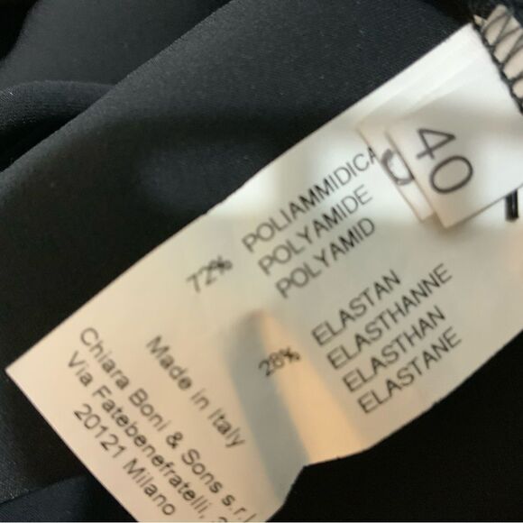 New Chiara Boni La Petite Robe Hasana Sheer-Sleeve Peplum Dress 6/40 Italy $750 - Picture 14 of 14